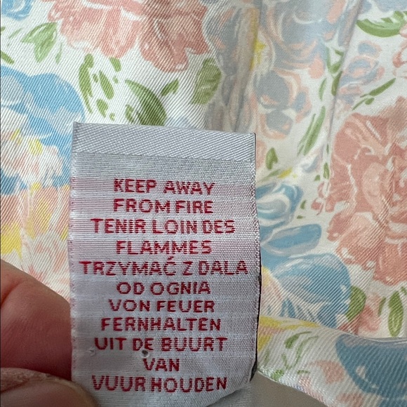 Tahari Pastel floral cap sleeve scallop hem formal dress size 2T - Picture 14 of 15